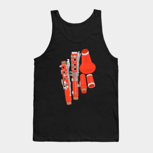 Clarinet Disassembled Tank Top